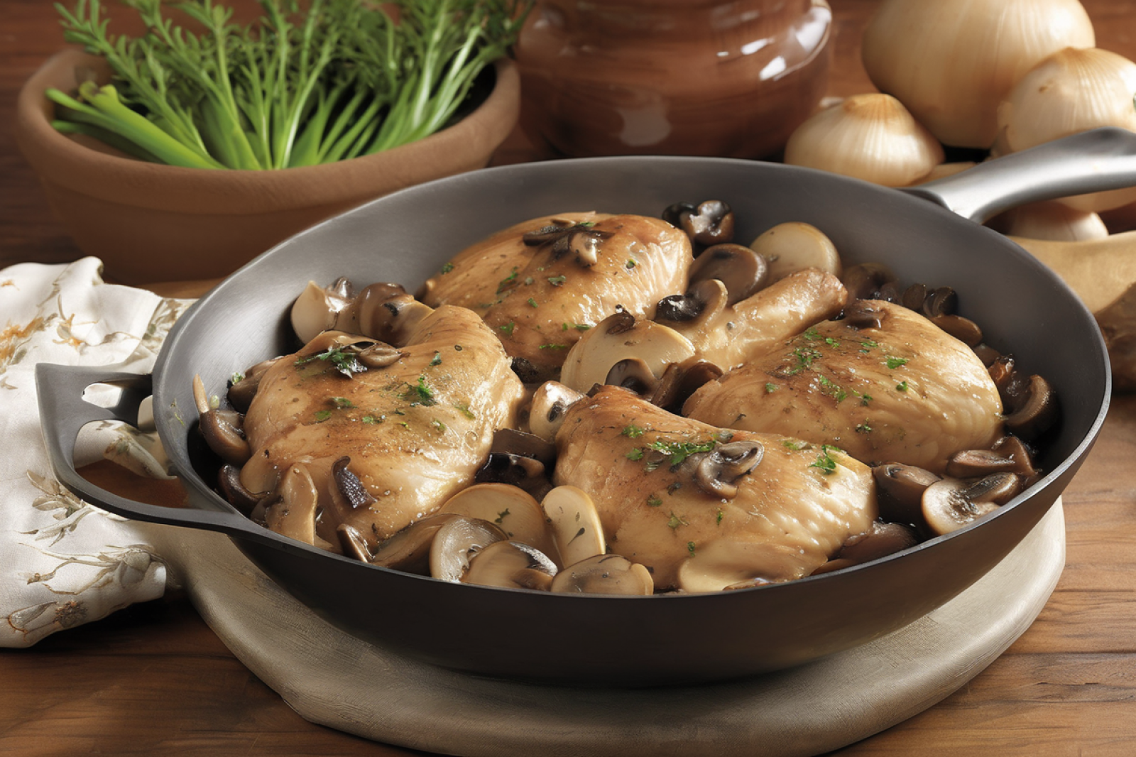 Marsala Infused Chicken Delight