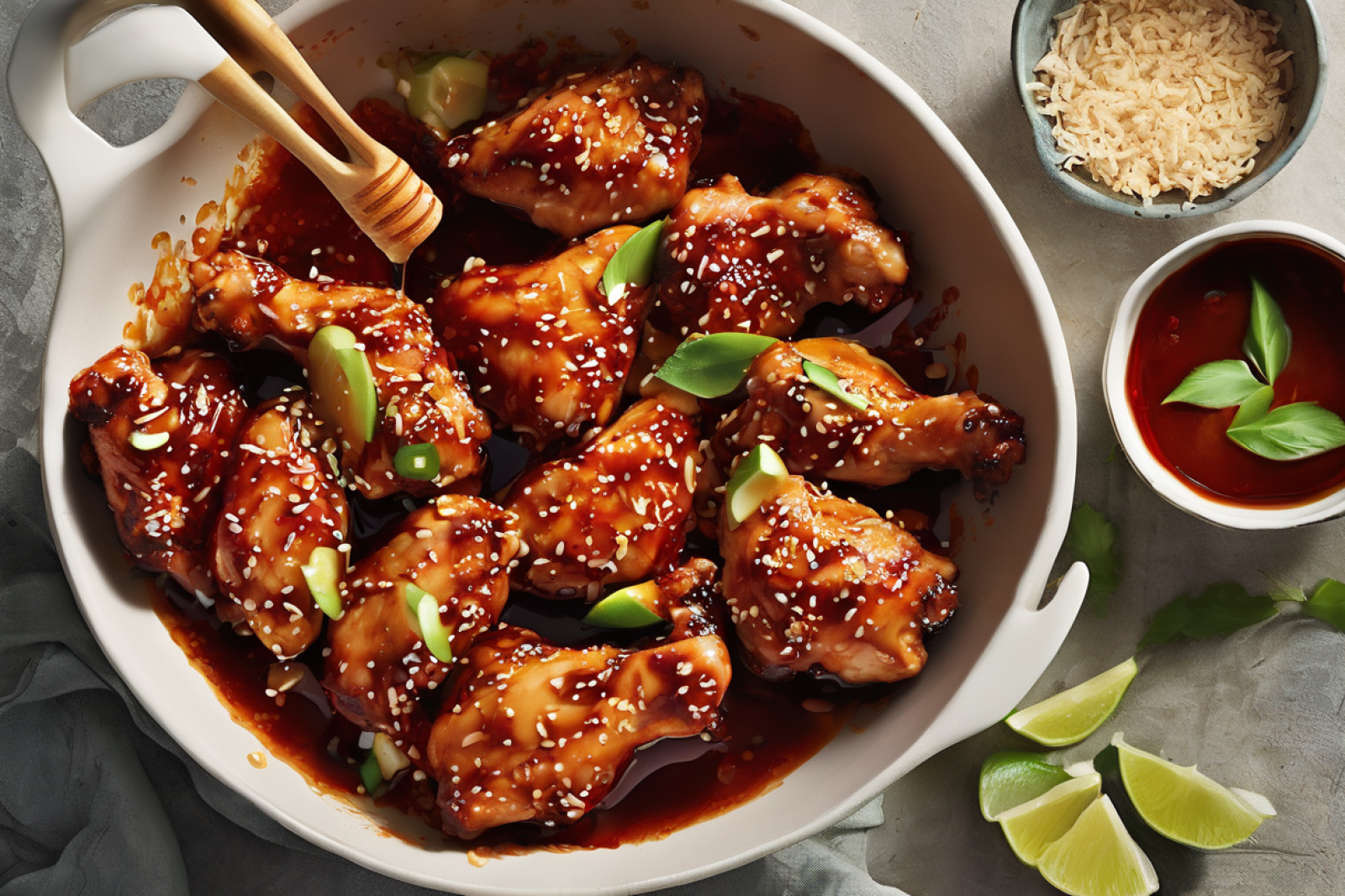 Zesty Spicy Honey Chicken