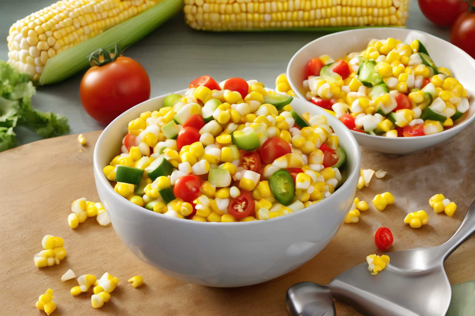 Chilled Corn and Tomato Delight