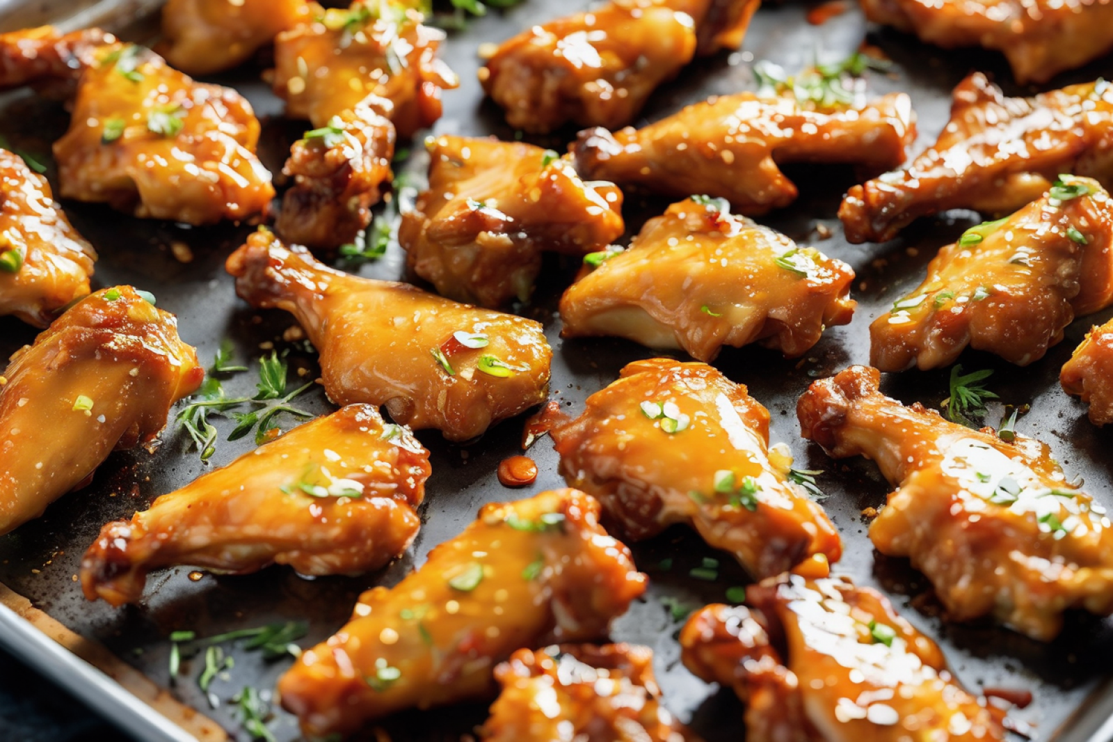 Zesty Honey Mustard Chicken Wings
