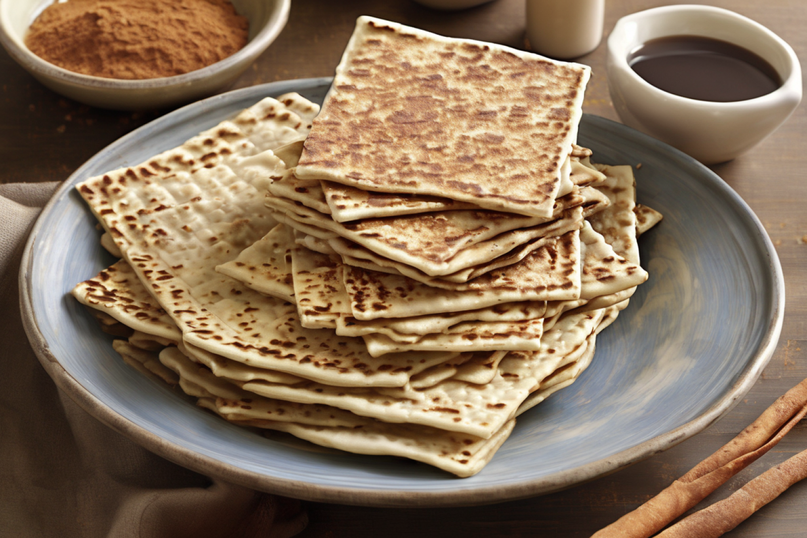 Cinnamon-Infused Matzo Pancakes