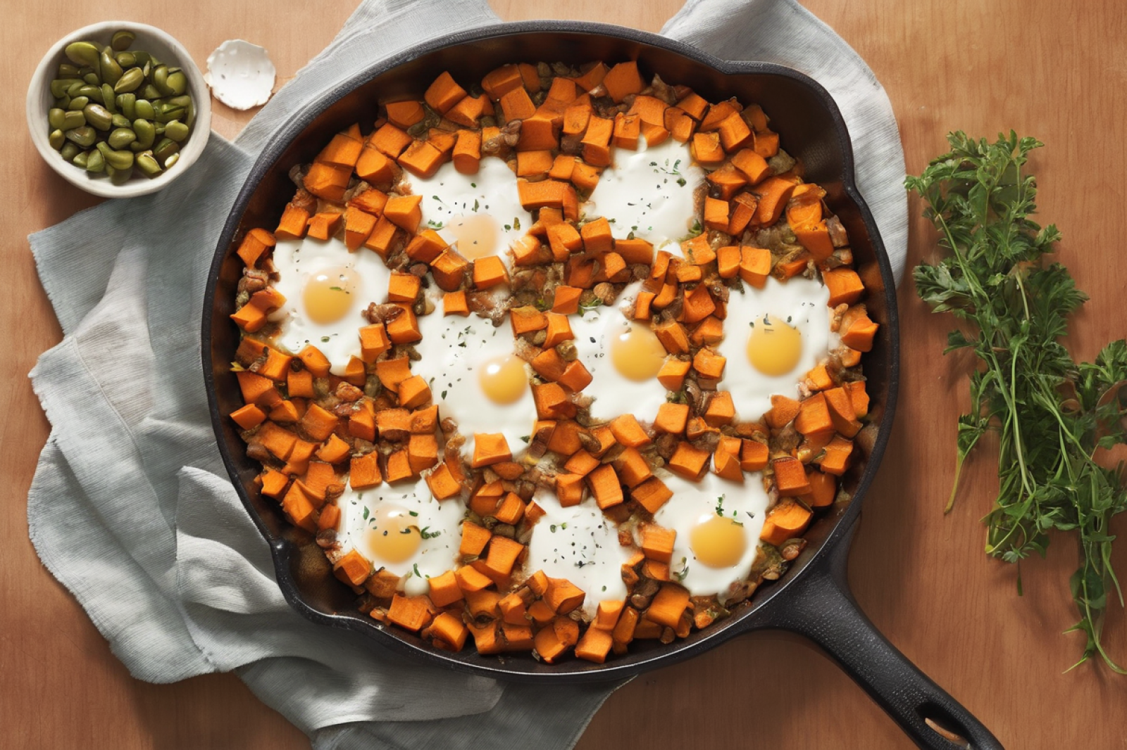 Hearty Sweet Potato Breakfast Casserole