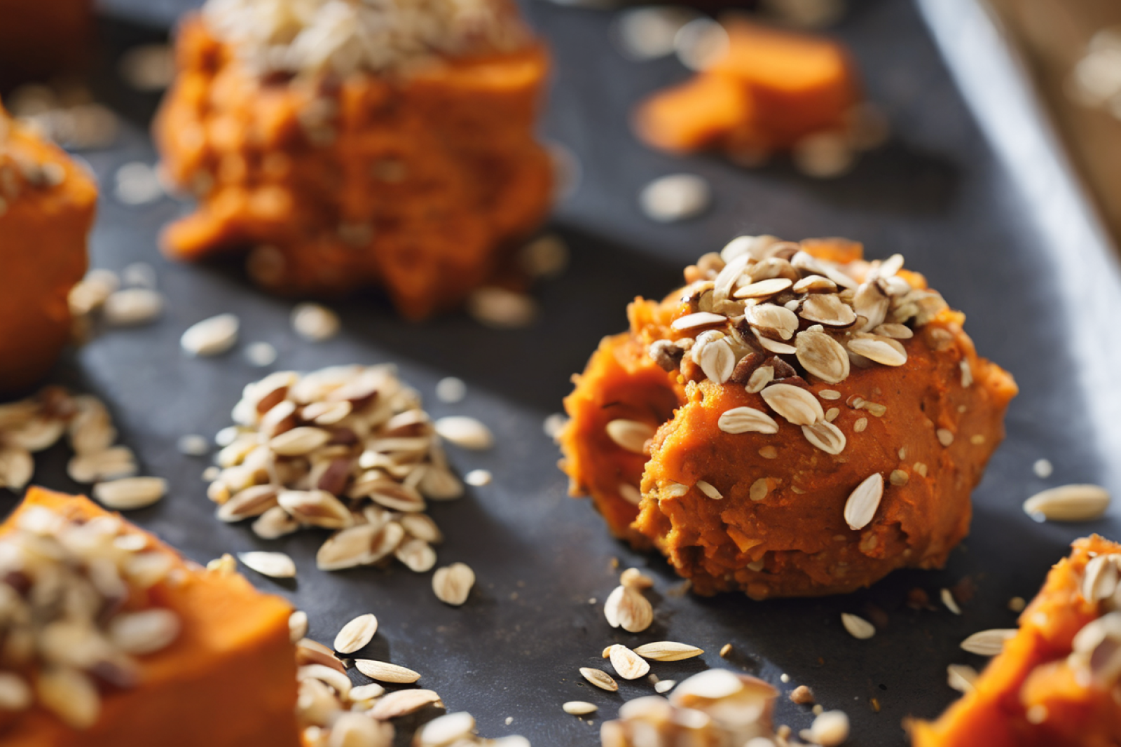 Nutty Sweet Potato Energy Bites