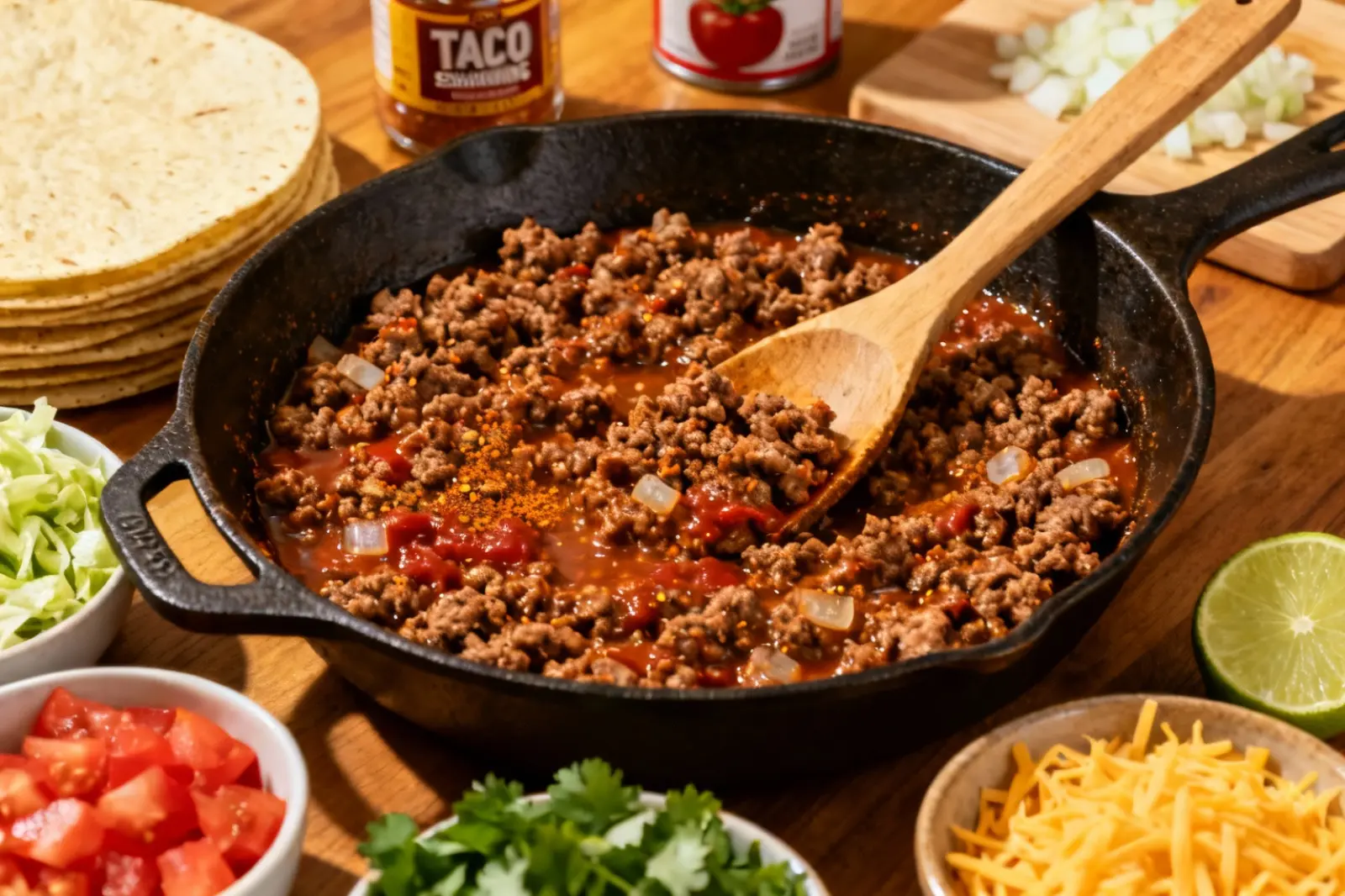 Savory Ground Beef Taco Filling