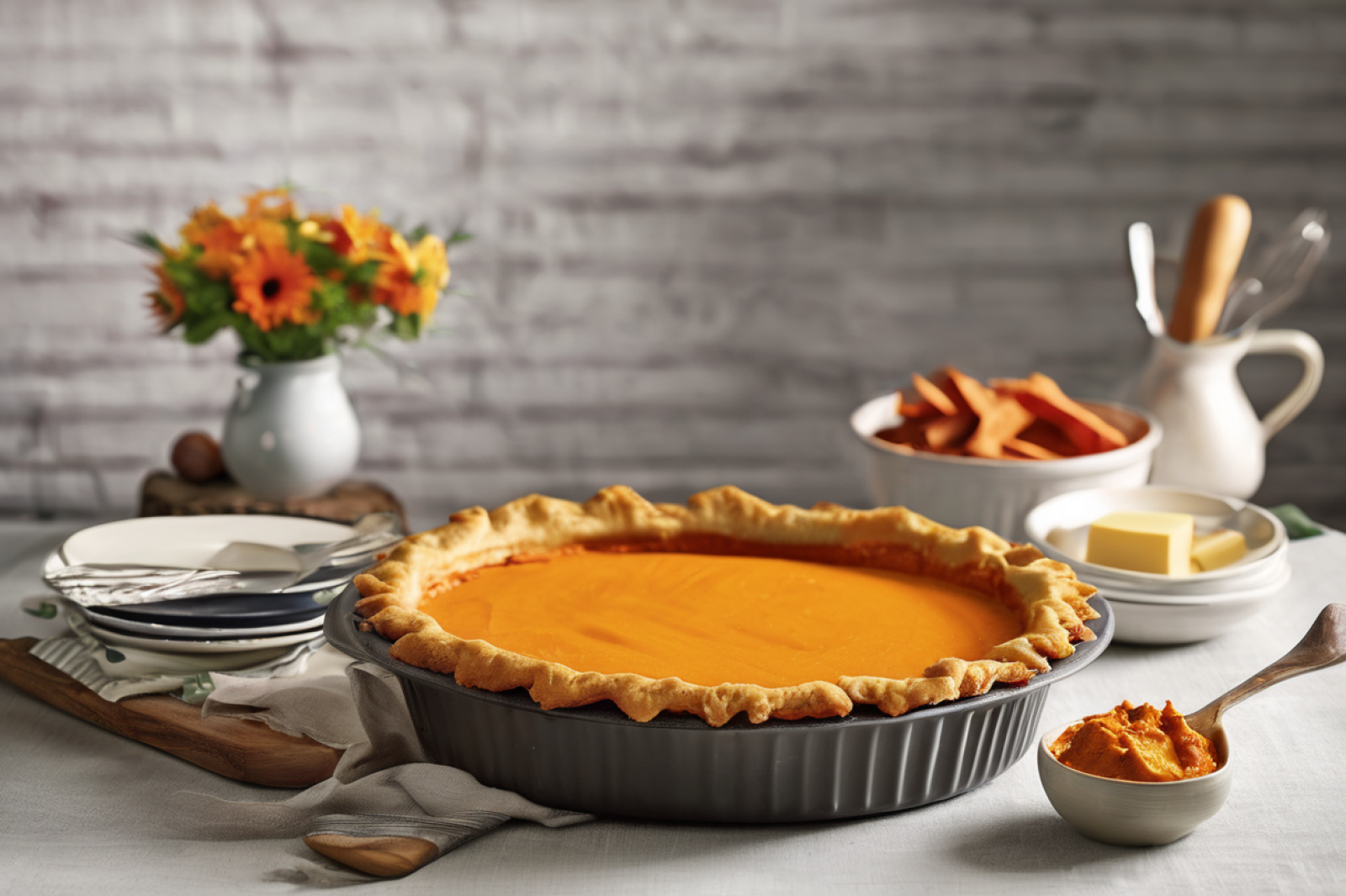 Savory Sweet Potato Pie Delight