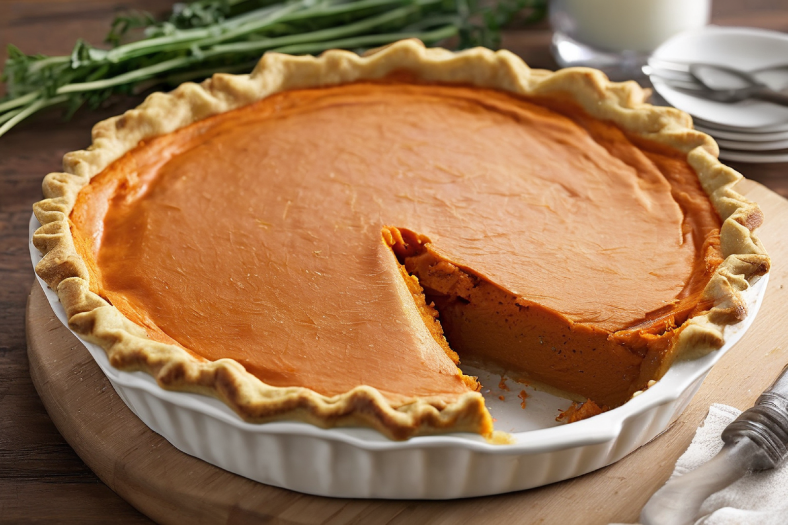 Roasted Sweet Potato and Carrot Pie