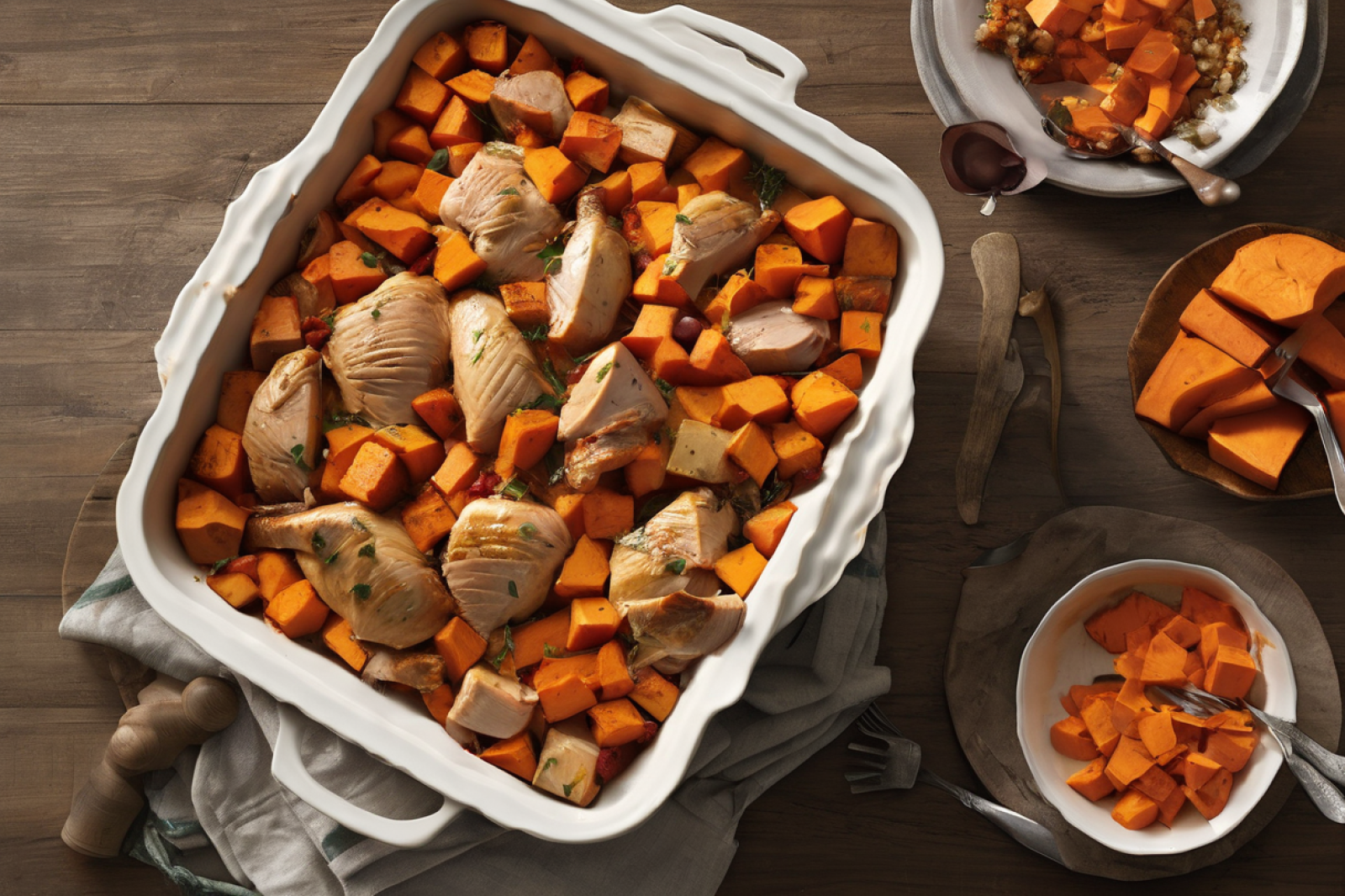 Hearty Turkey and Sweet Potato Bake