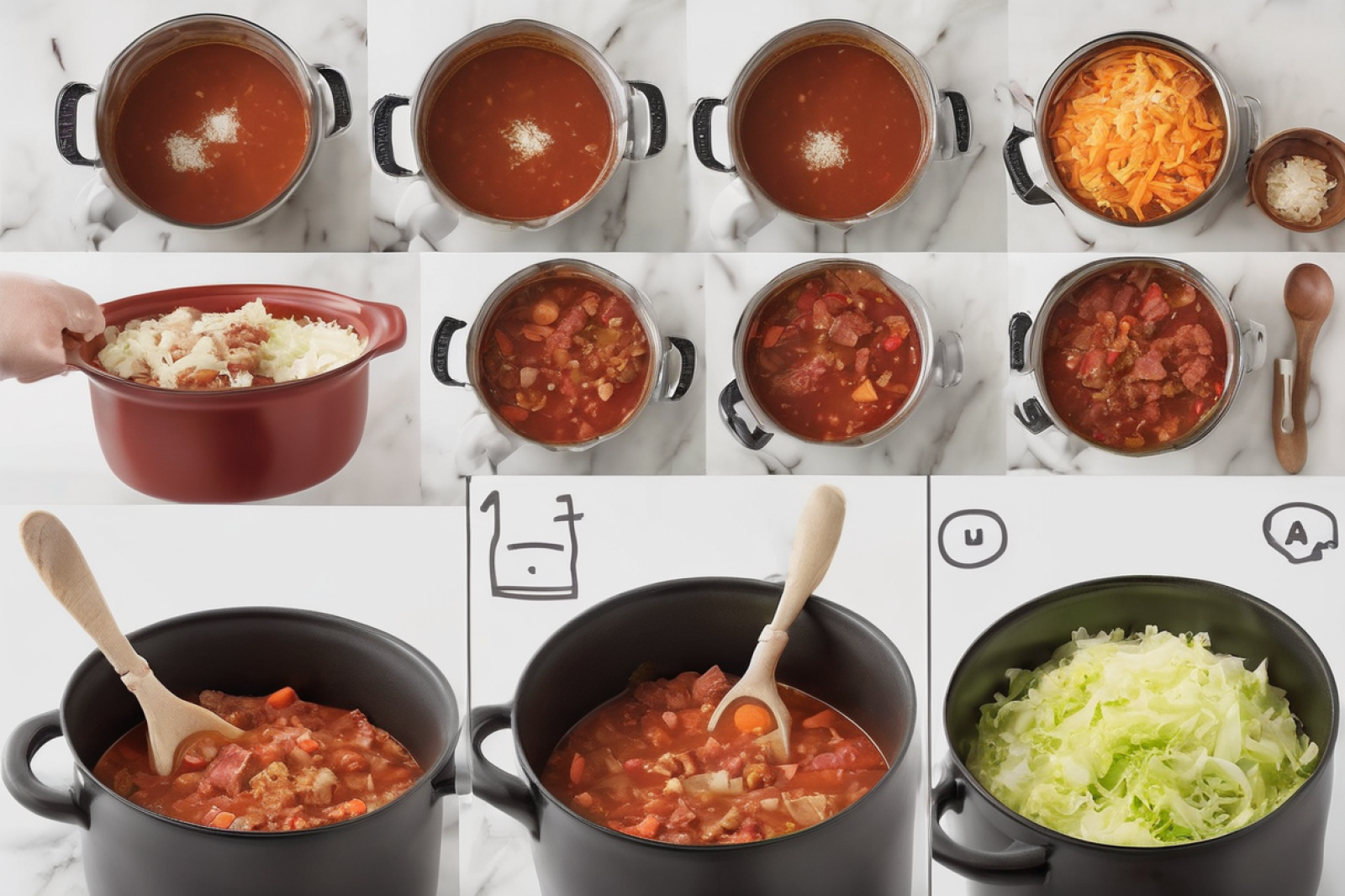 Hearty Cabbage and Beef Soup