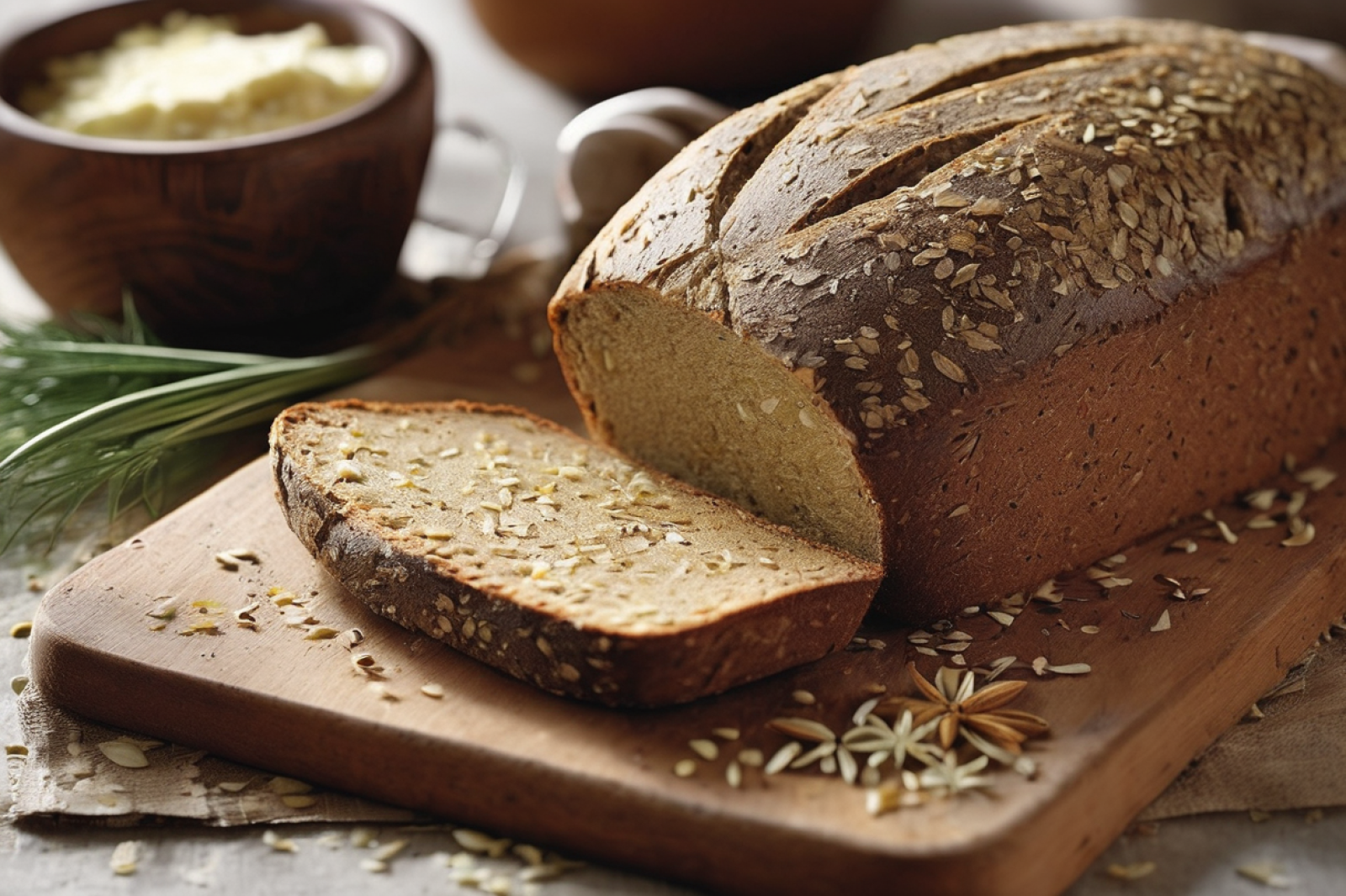 Rye Limpa Bread with Spiced Essence