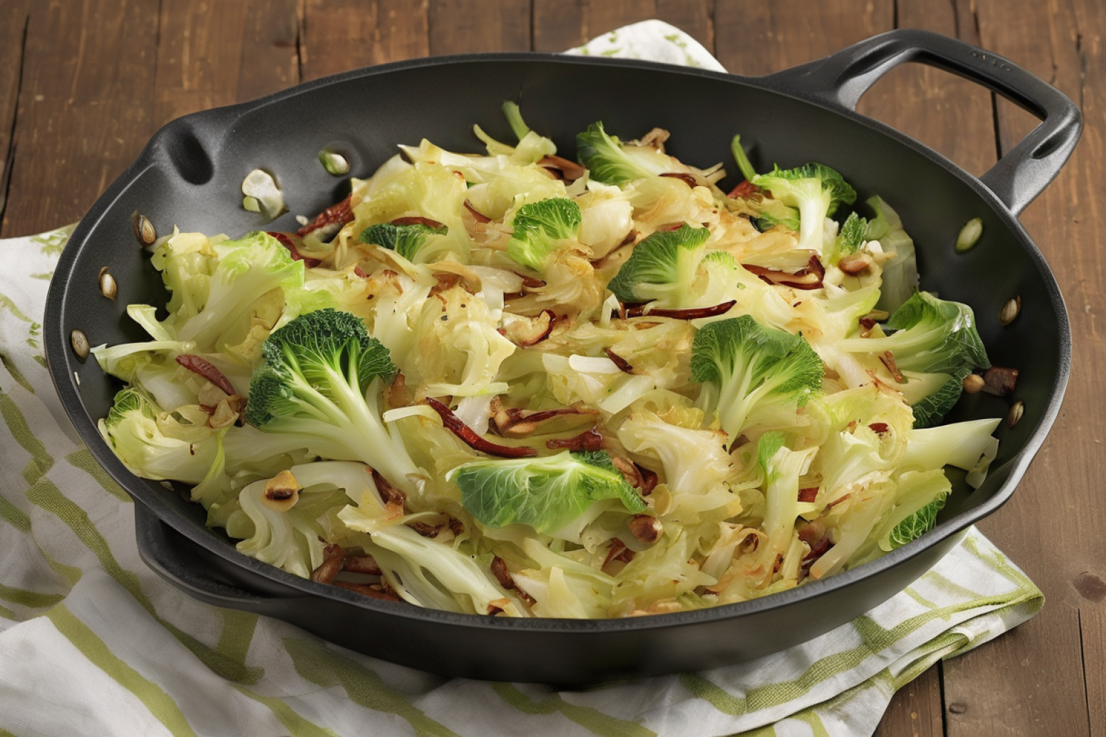 Savory Cabbage Stir-Fry