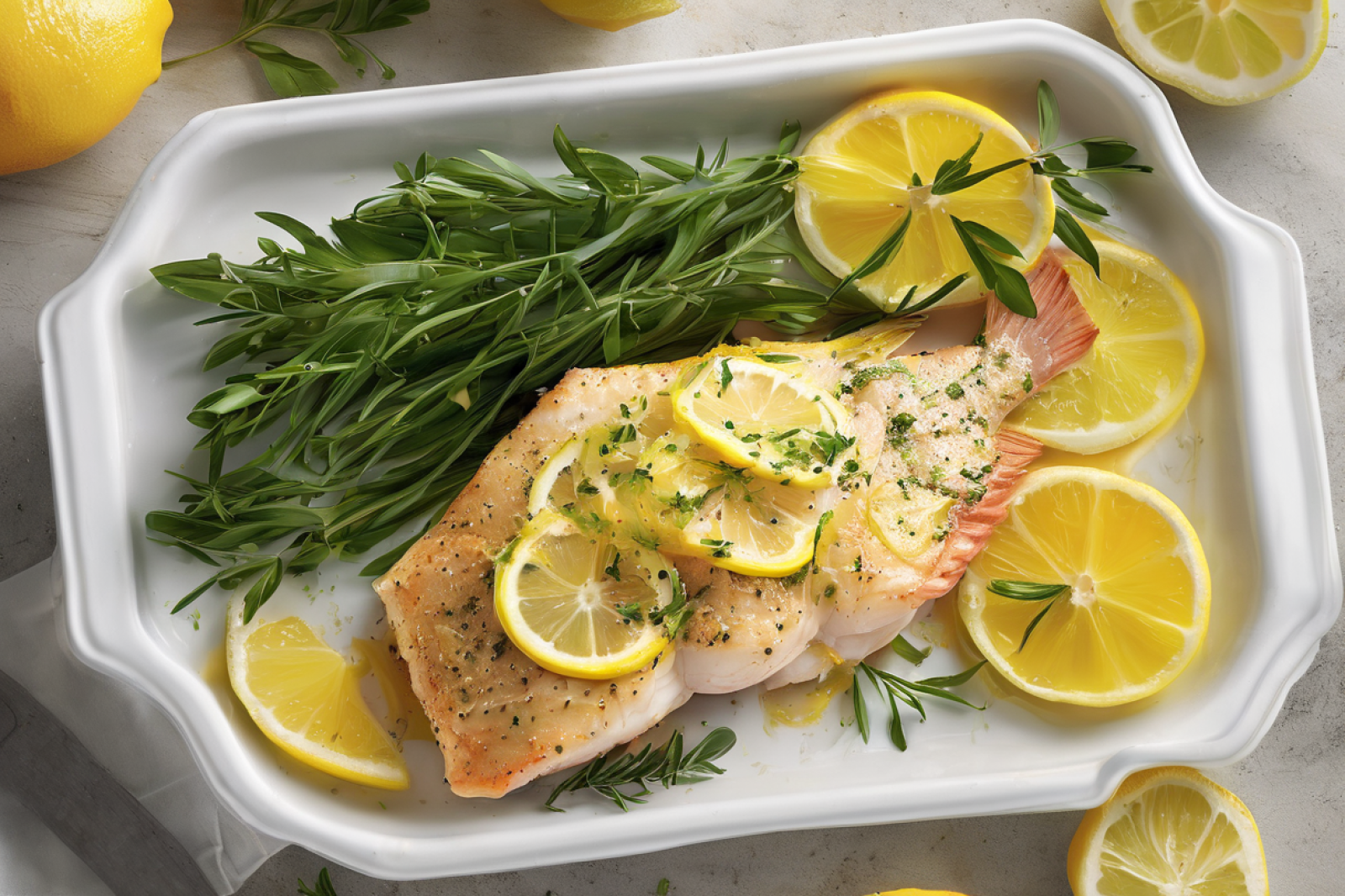 Citrus Herb Baked Grouper
