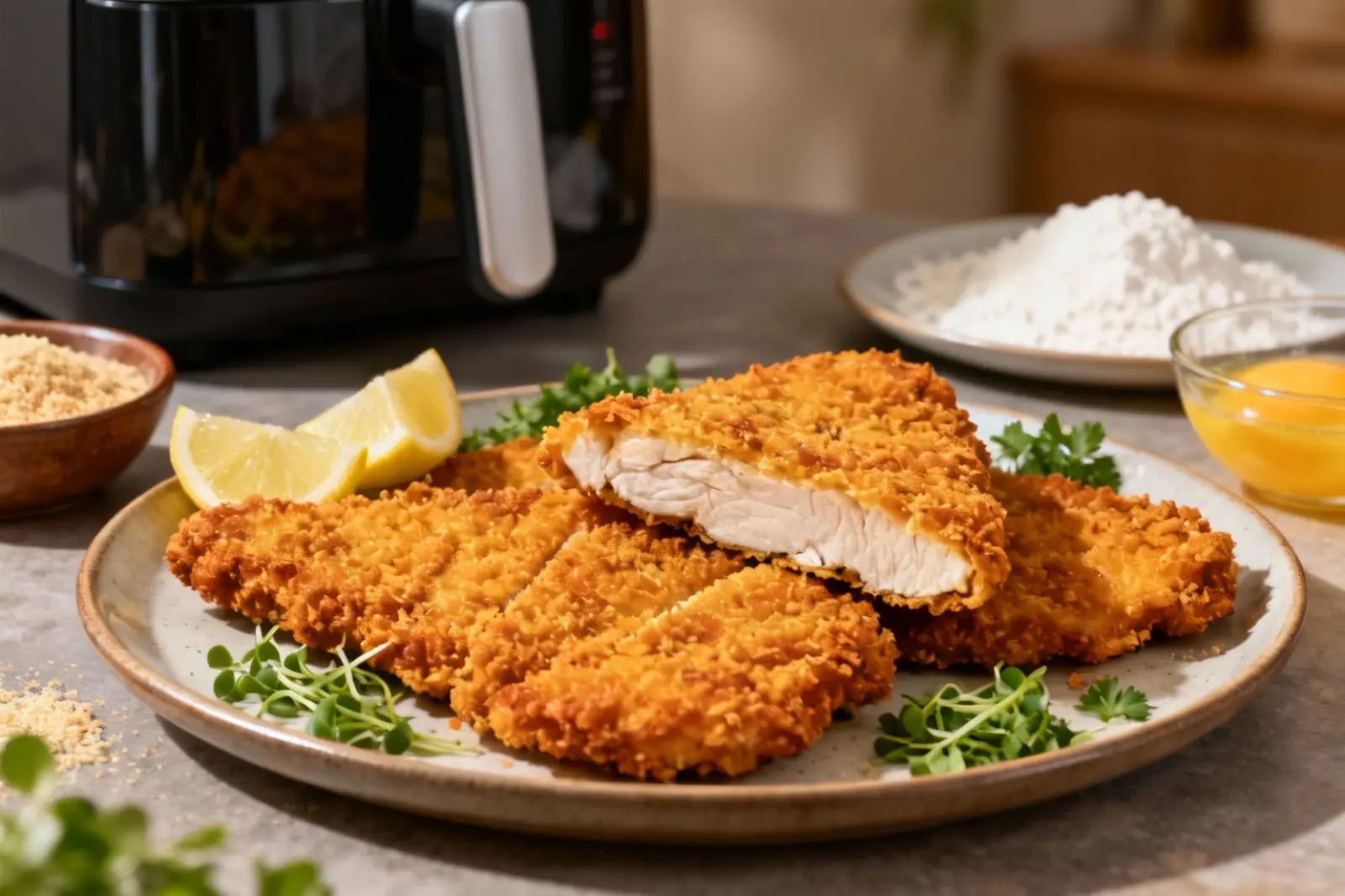 Crispy Air-Fried Chicken Thighs