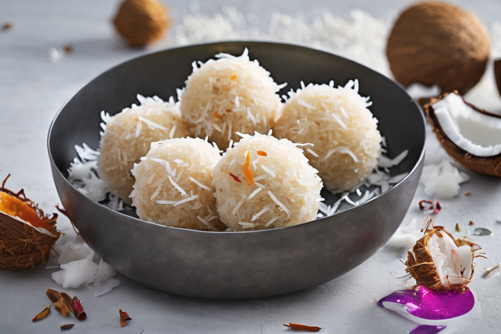 Easy Coconut Ladoo