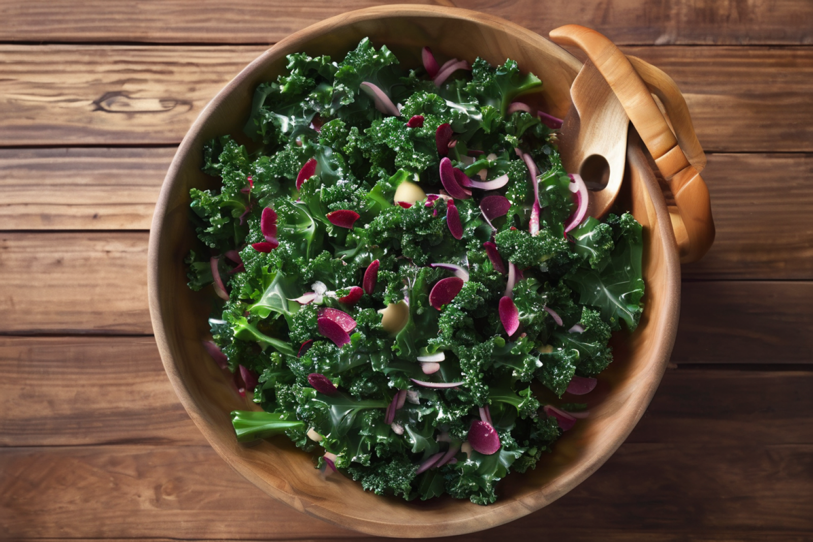 Colorful Summer Kale Salad