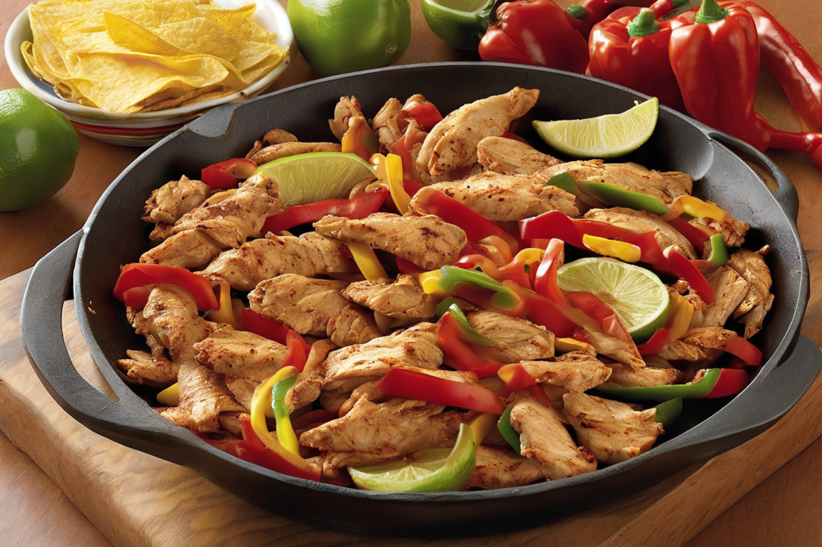 Spicy Chicken Fajitas Delight