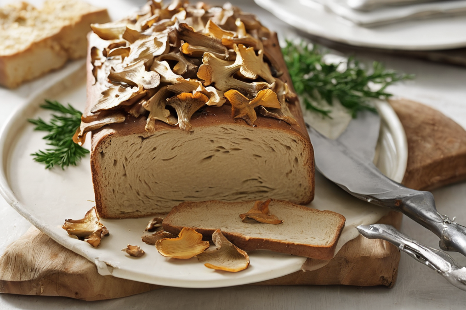 Savory Chanterelle Mushroom Pâté