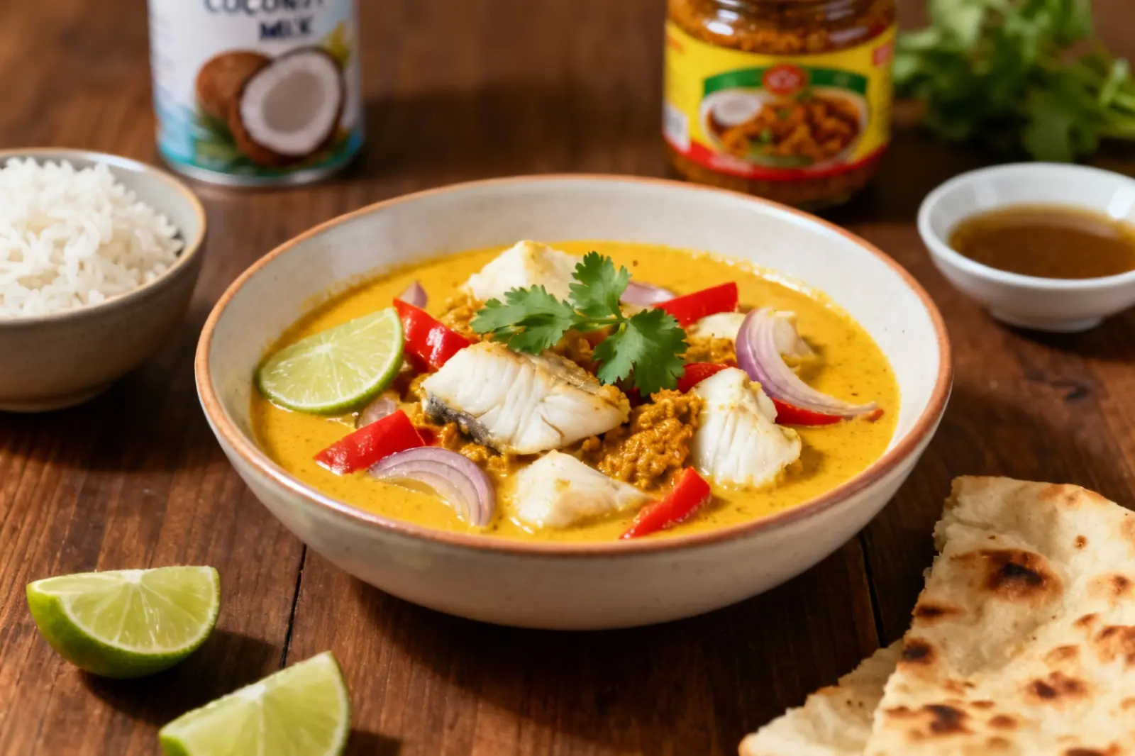 Coconut Curry Monkfish Delight