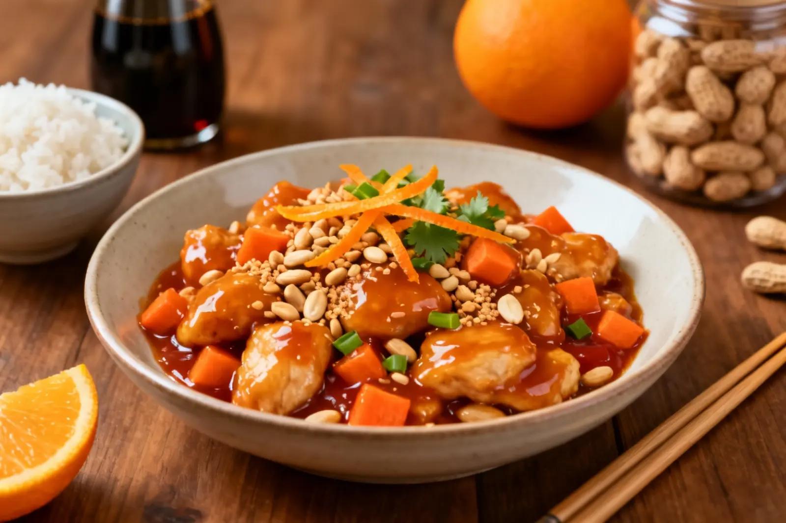 Zesty Thai Orange Chicken Stir-Fry