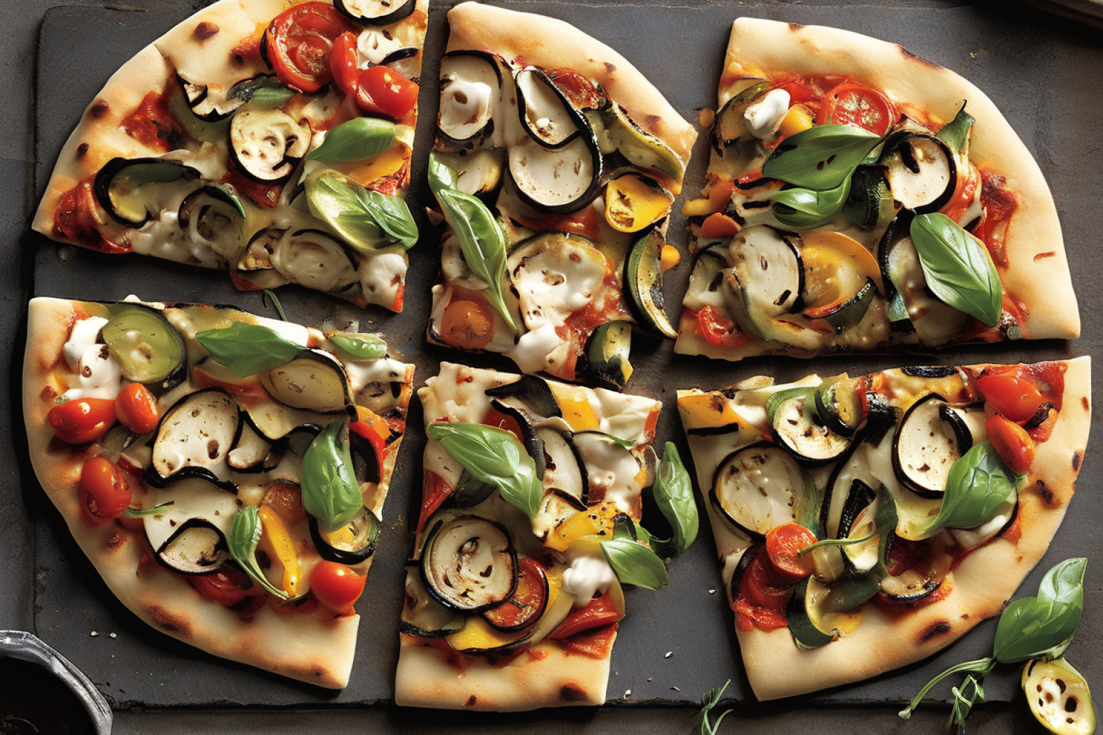 Grilled Summer Vegetable Flatbread Pizza