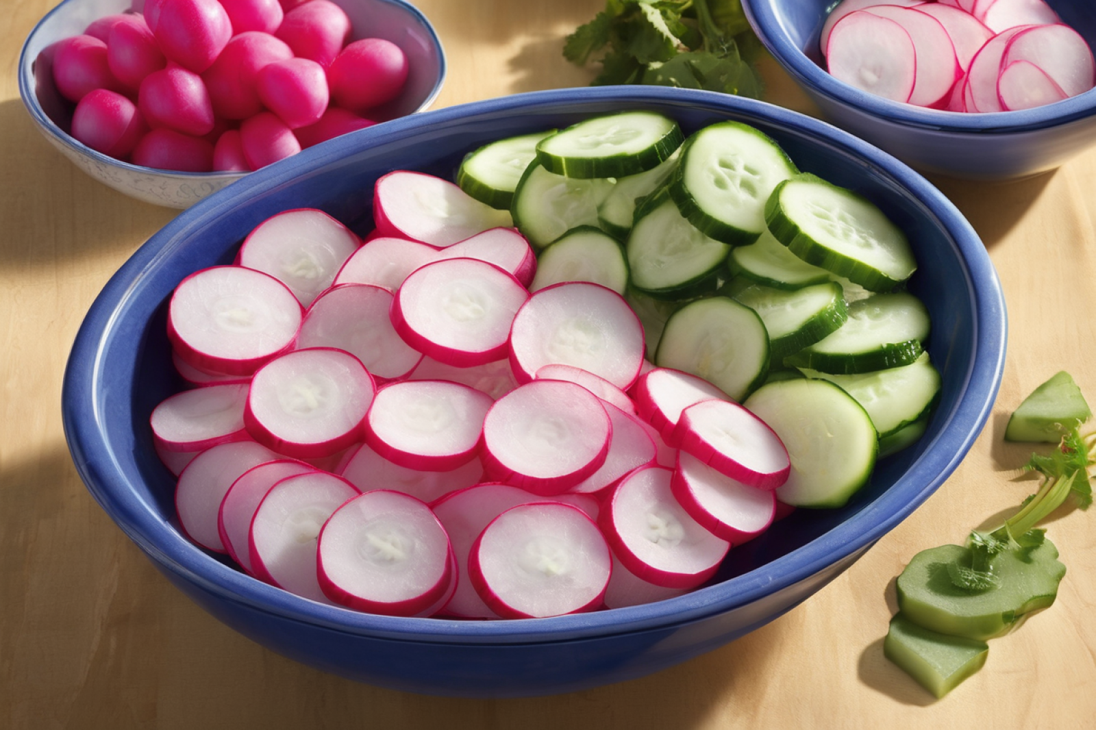 Chilled Cucumber and Radish Medley