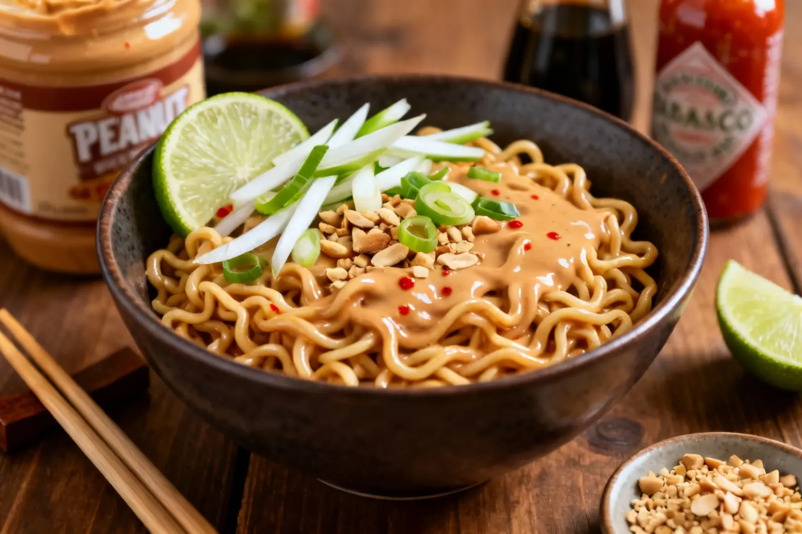 Peanut Butter Ramen Delight