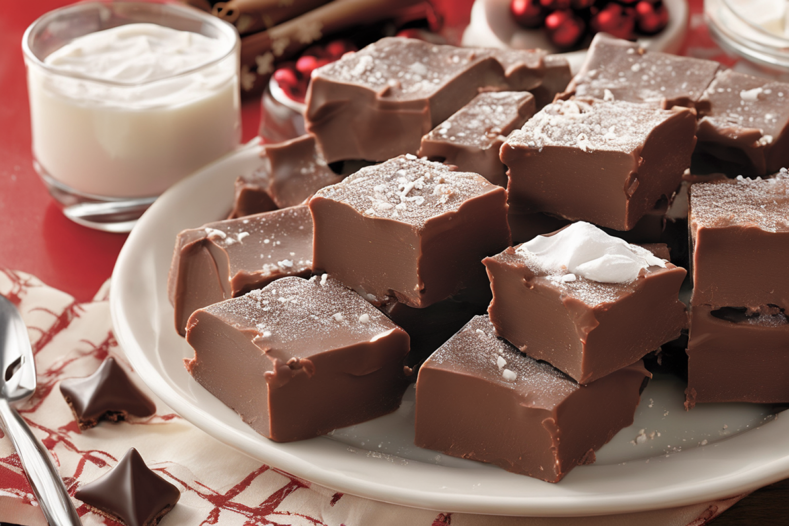 Holiday Creamy Chocolate Fudge