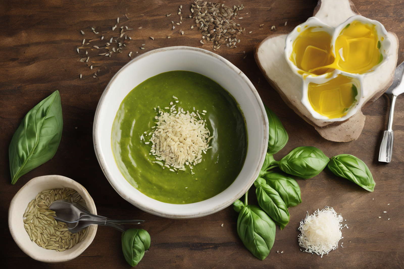 Velvety Sunflower Basil Sauce
