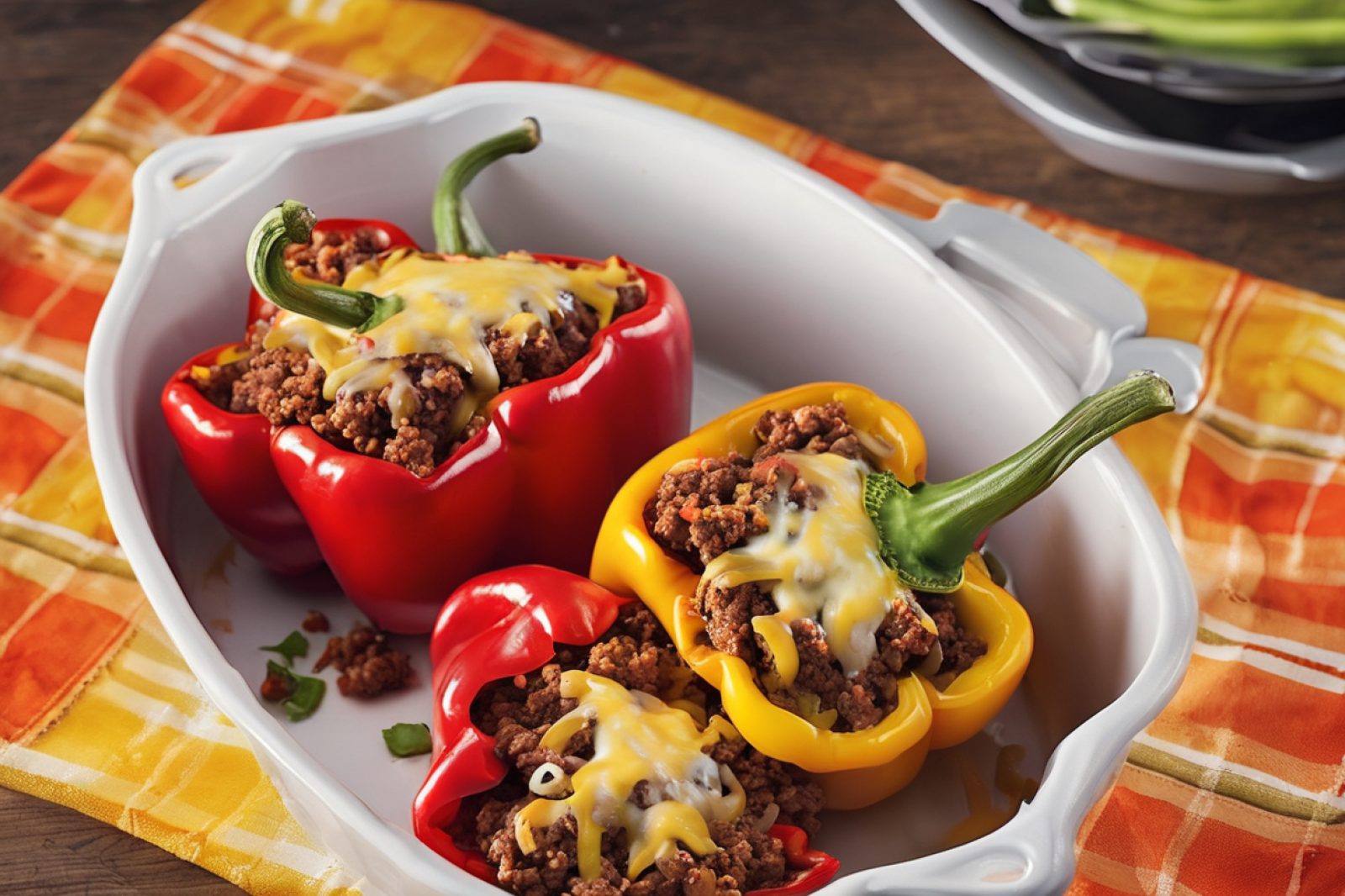 Spicy Mexican Stuffed Bell Peppers