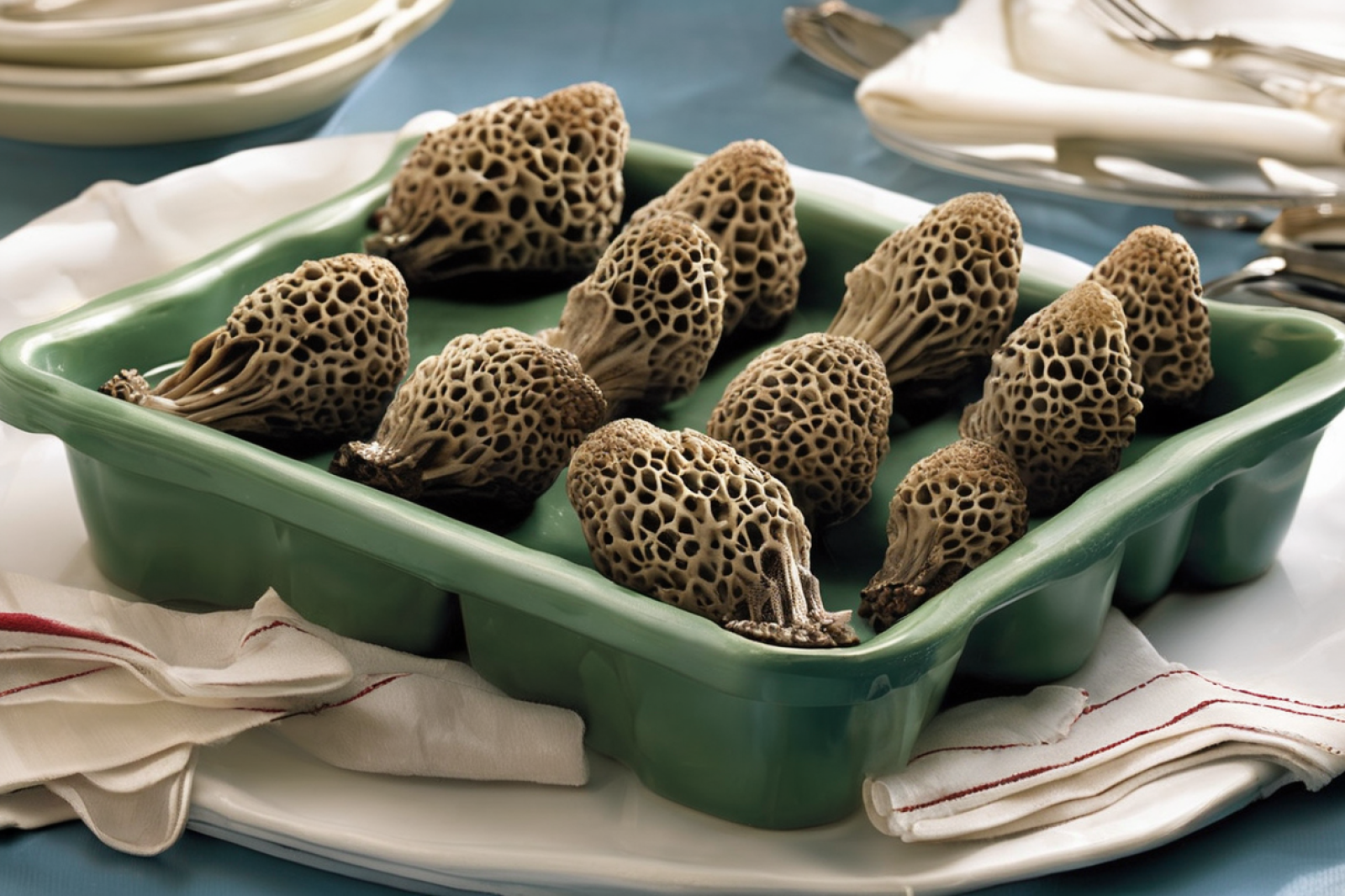 Savory Stuffed Morel Treats