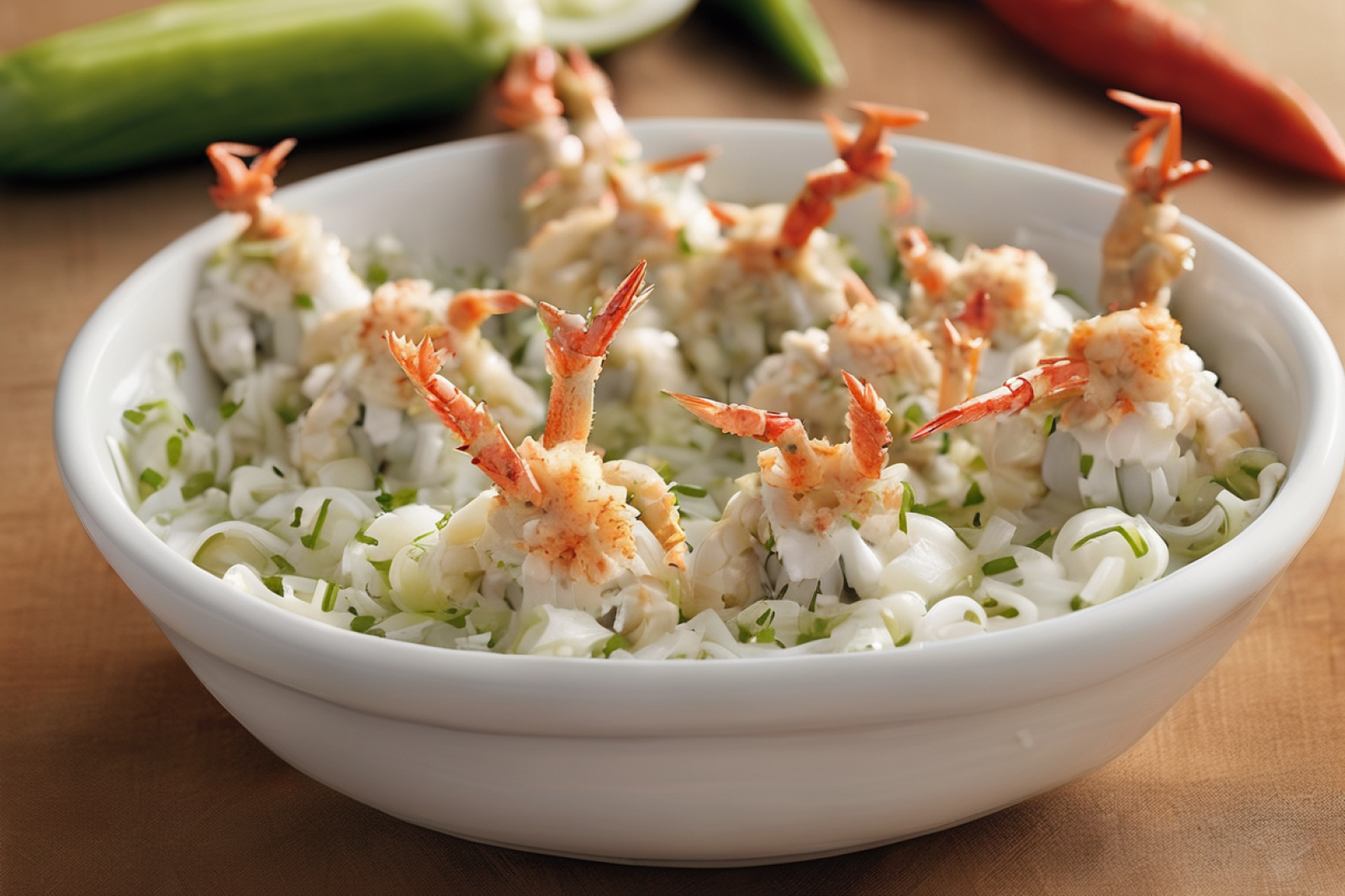 Crispy Crab and Pickle Rolls