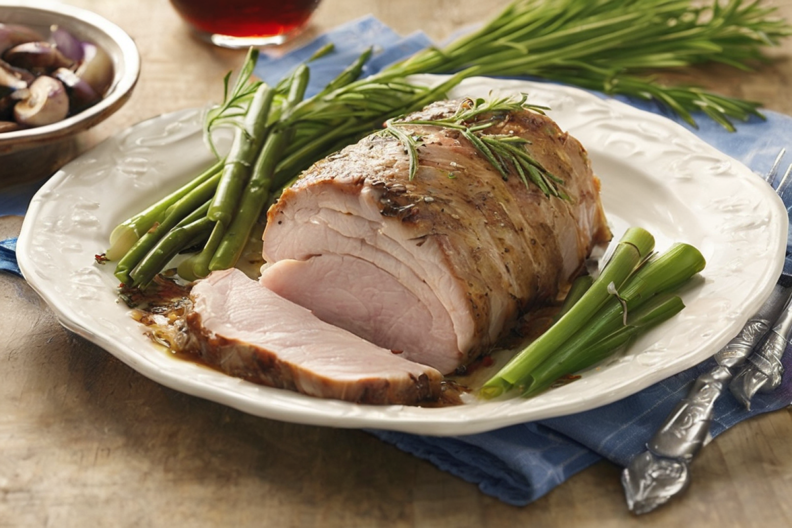 Savory Herb-Stuffed Pork Loin