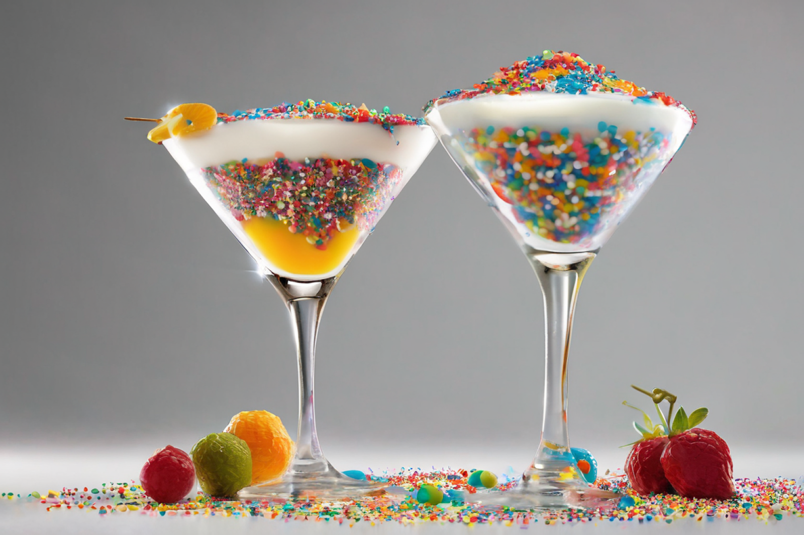 Colorful Celebration Martini