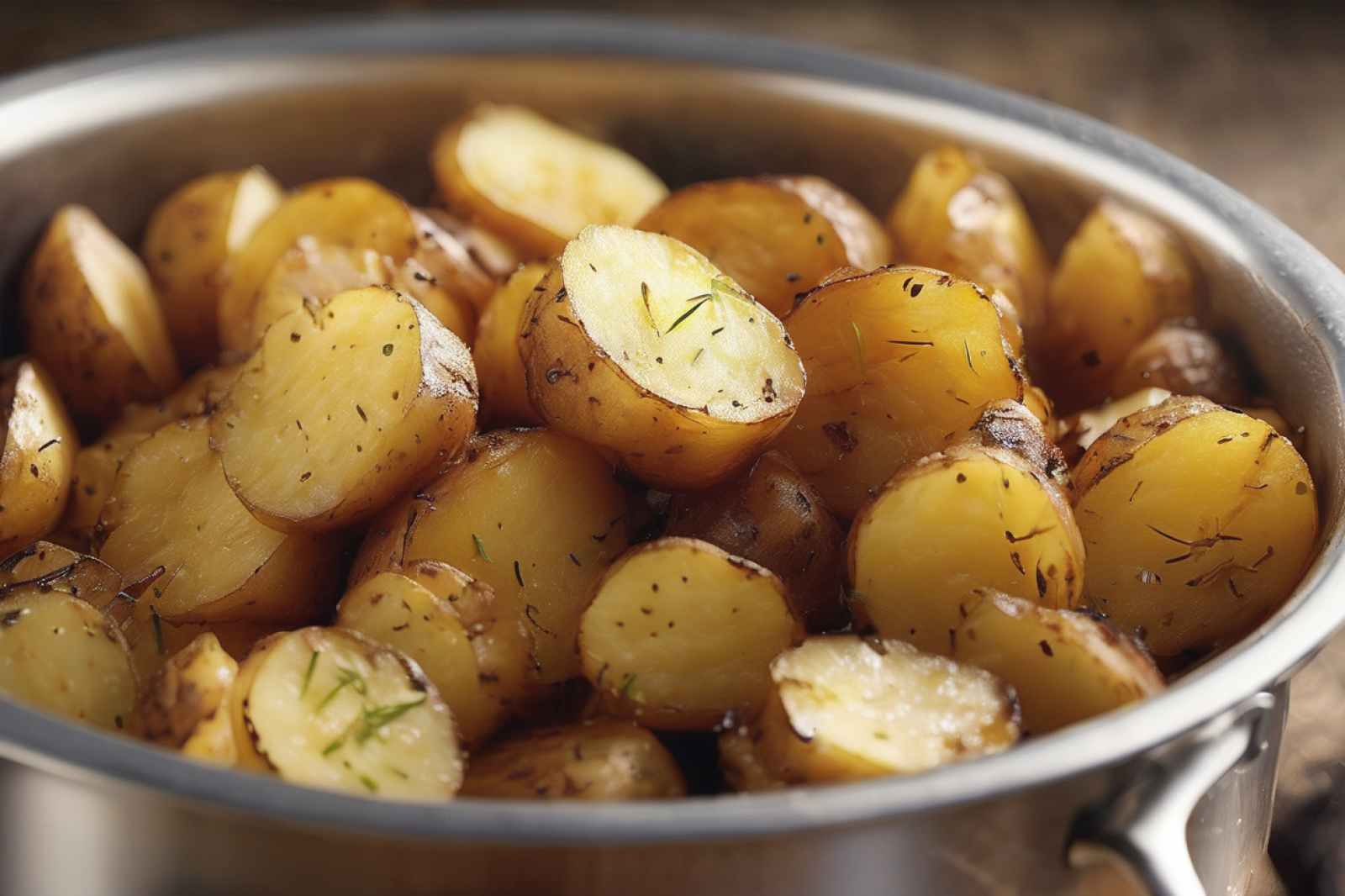 Golden Crispy O'Brien Potatoes