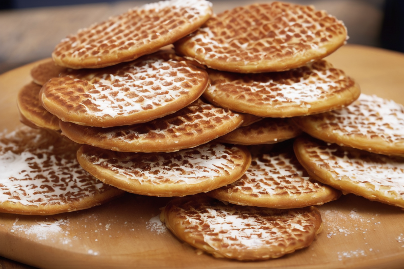 Traditional Dutch Stroopwafels