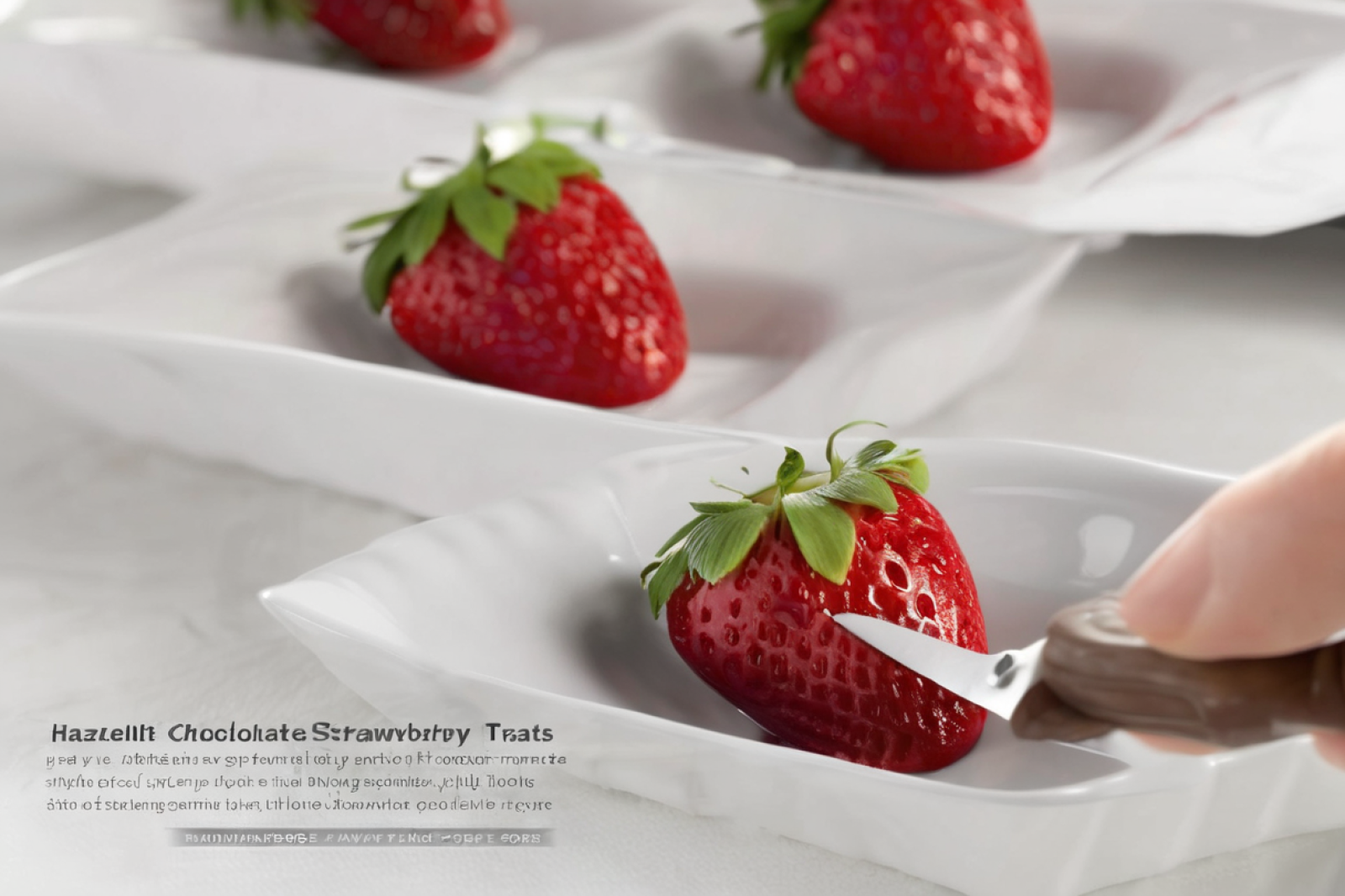 Hazelnut Chocolate Strawberry Treats