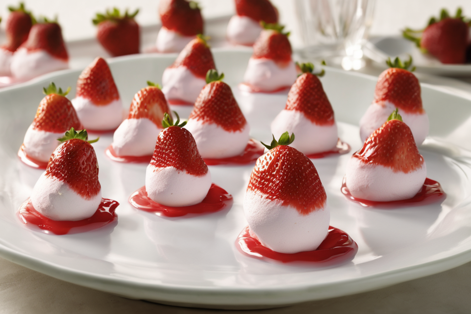 Strawberry Meringue Delights