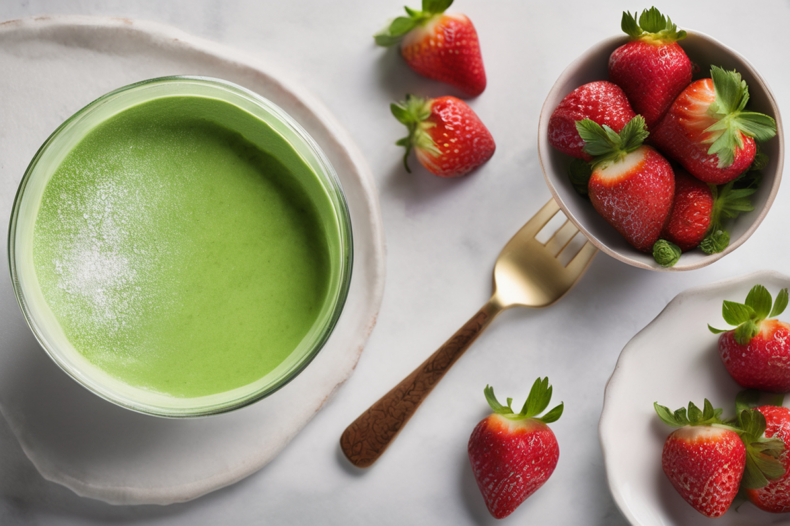 Strawberry Matcha Bliss