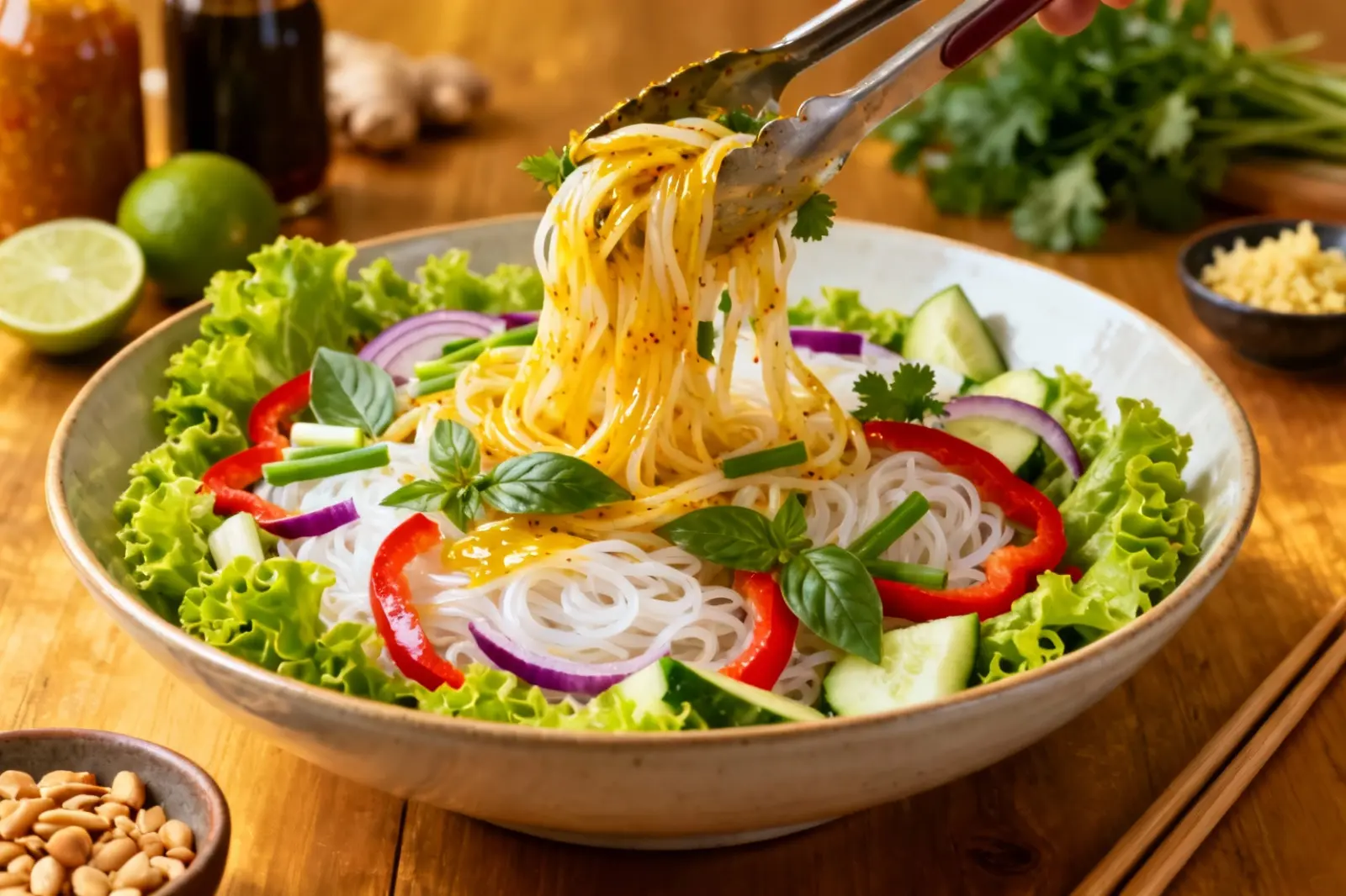 Zesty Thai Noodle Salad