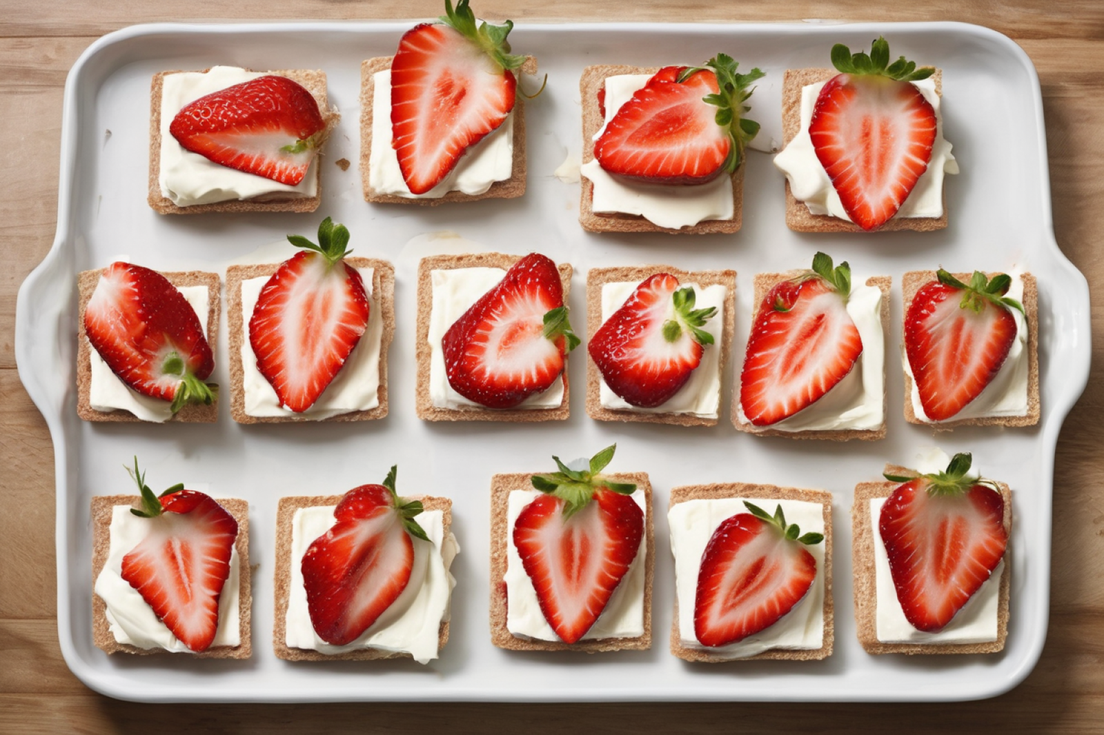 Strawberry Cream Delight Sandwich