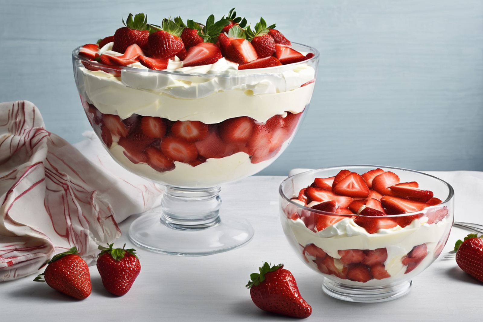 Strawberry Cream Cheese Trifle