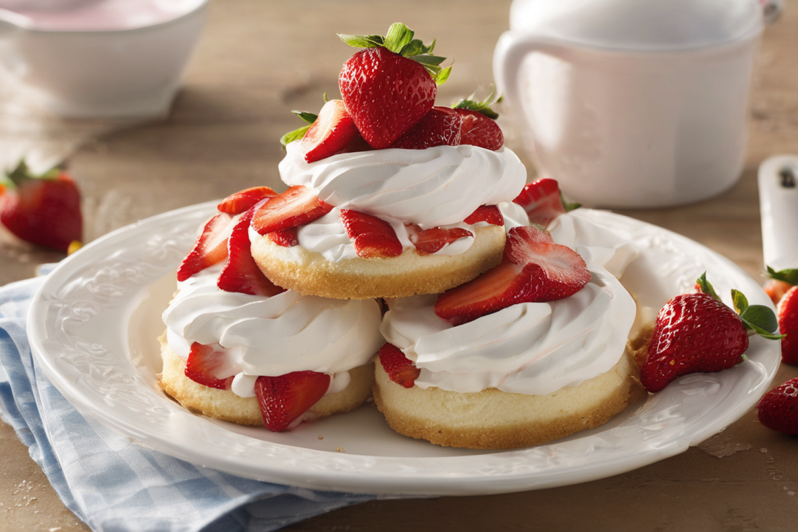 Strawberry Cream Delight Shortcakes