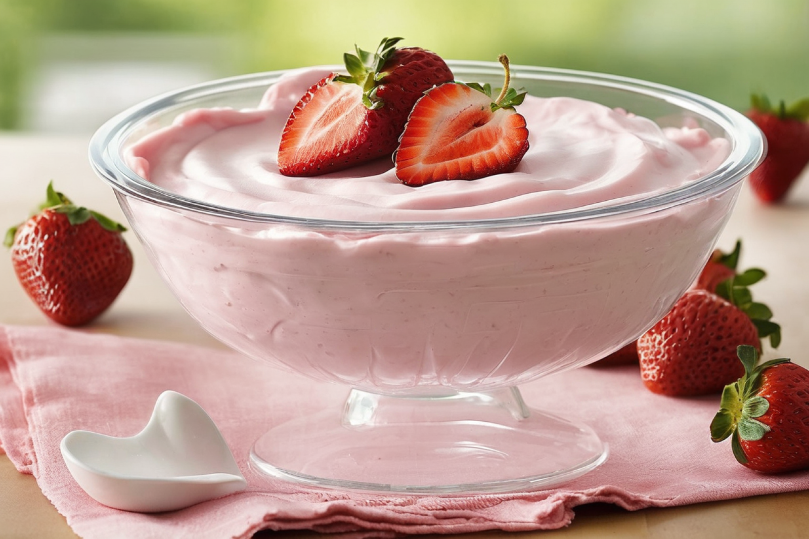 Frozen Strawberry Yogurt Pie