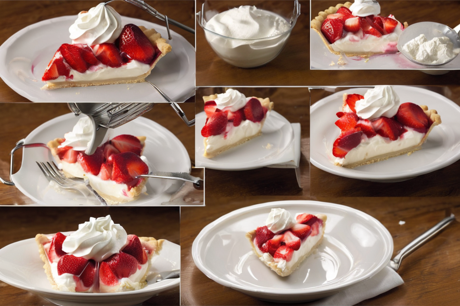 Strawberry Cream Dream Pie