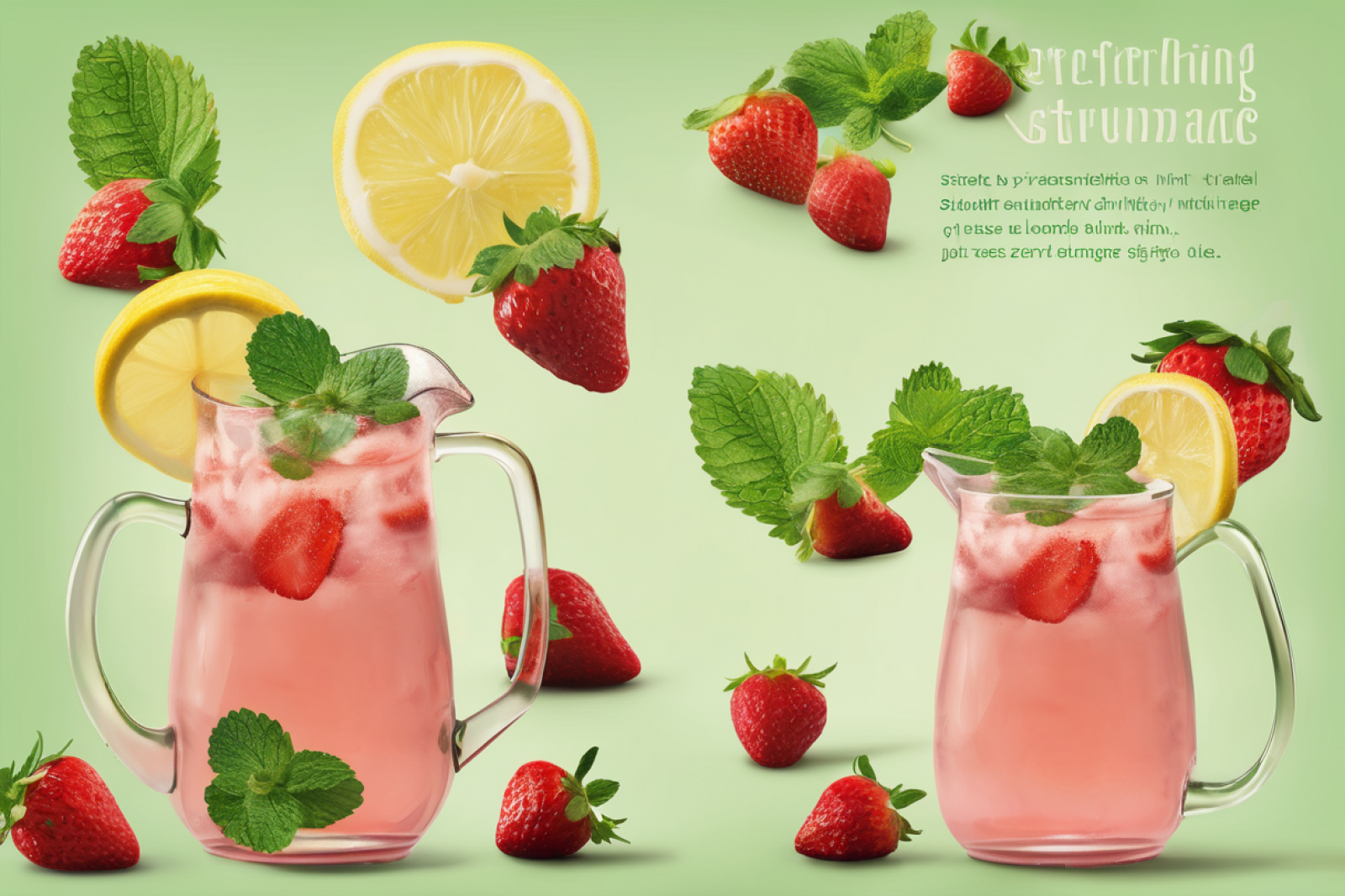 Refreshing Strawberry Mint Lemonade