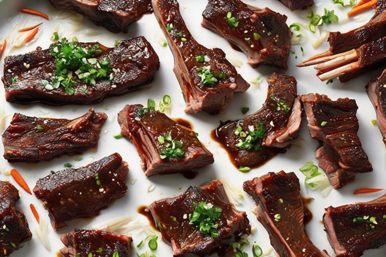 Korean Style Tender Braised Beef Ribs