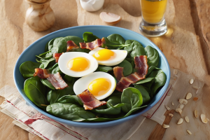 Savory Spinach and Bacon Salad