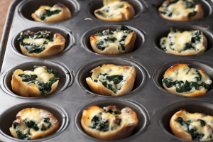 Savory Spinach and Cheese Stuffed Mushrooms