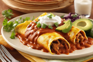 Zesty Pork Enchiladas