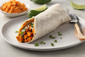 Zesty Sweet Potato Burritos